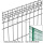 Gegalvaniseerde Rolltop Fence / BRC Fence / Pool Fence